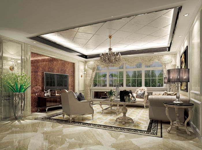 09.凯发K8国际瓷砖客厅KYS8070-效果图-