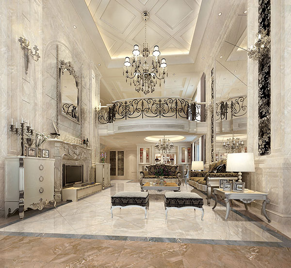 凯发K8国际爱丁堡系列全抛釉瓷砖格兰石KYS8066瓷砖效果图