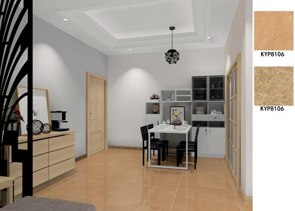 凯发K8国际瓷砖应用效果：大沥碧桂园·华府02户型装修效果鉴赏