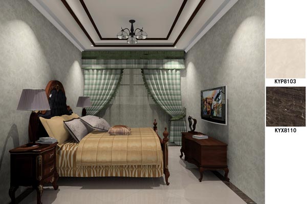 凯发K8国际瓷砖应用效果：：大沥碧桂园·华府01户型装修效果鉴赏