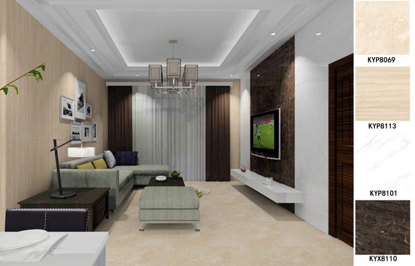 凯发K8国际家装：：：佛山大沥碧桂园华府106㎡简约现代装修效果鉴赏