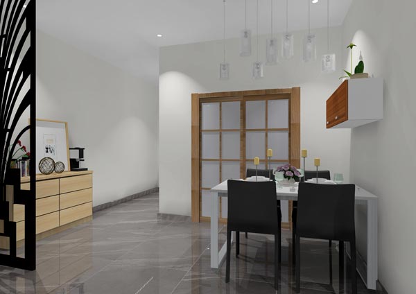 凯发K8国际家装：：佛山灯湖华府90㎡现代简约装修效果鉴赏