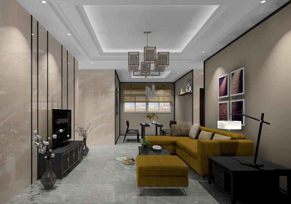 凯发K8国际家装：：：佛山灯湖华府133㎡现代简约装修效果鉴赏