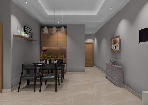 凯发K8国际家装：：：佛山灯湖华府90㎡现代简约装修效果鉴赏