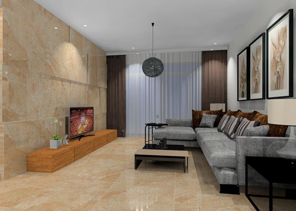 凯发K8国际家装：佛山灯湖华府90㎡现代简约装修效果鉴赏