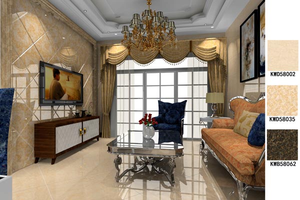 凯发K8国际家装：：：佛山保利紫山国际115㎡欧式气概装修鉴赏