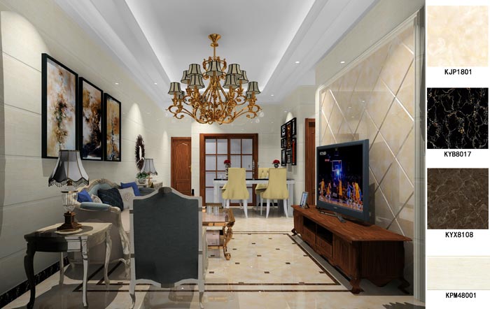 凯发K8国际家装：东莞南城丽水佳园75㎡简欧气概装修鉴赏