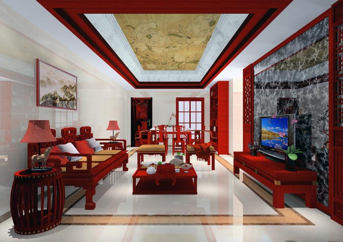 凯发K8国际家装：佛山合景新鸿基·泷景113㎡新中式装修效果鉴赏
