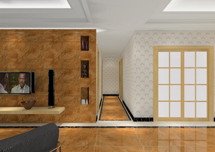 凯发K8国际家装：：：佛山合景新鸿基·泷景110㎡简约现代装修效果鉴赏