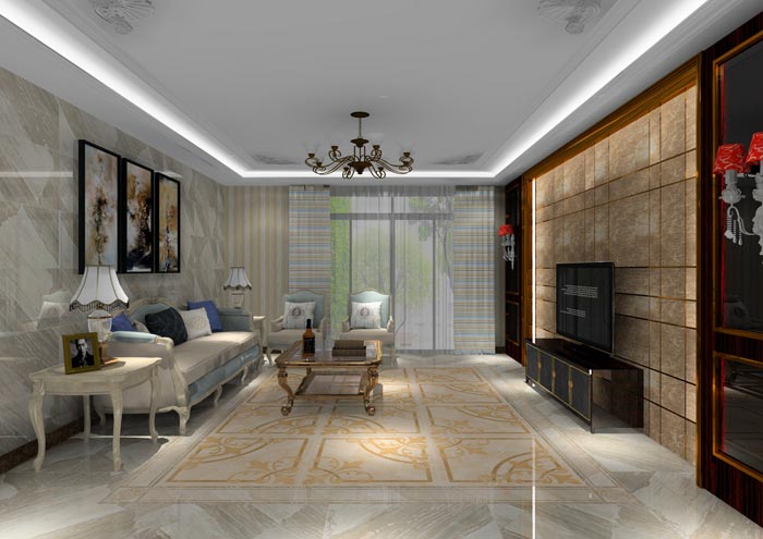 凯发K8国际家装：：佛山水悦龙湾141㎡简欧装修效果鉴赏