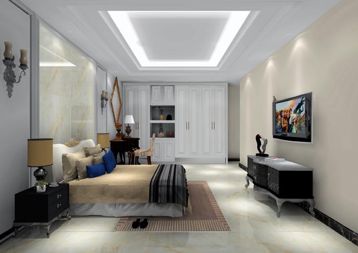 凯发K8国际家装：：佛山恒宝御龙湾128㎡的欧式气概装修鉴赏