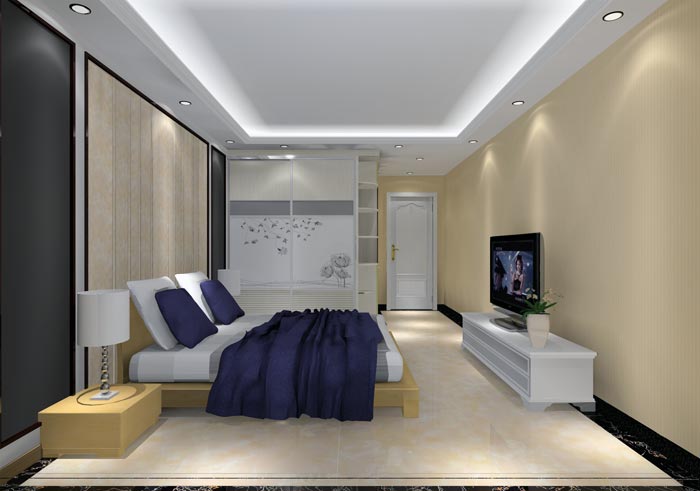 凯发K8国际家装：：井冈山协调家园安顿小区130㎡现代气概装修鉴赏