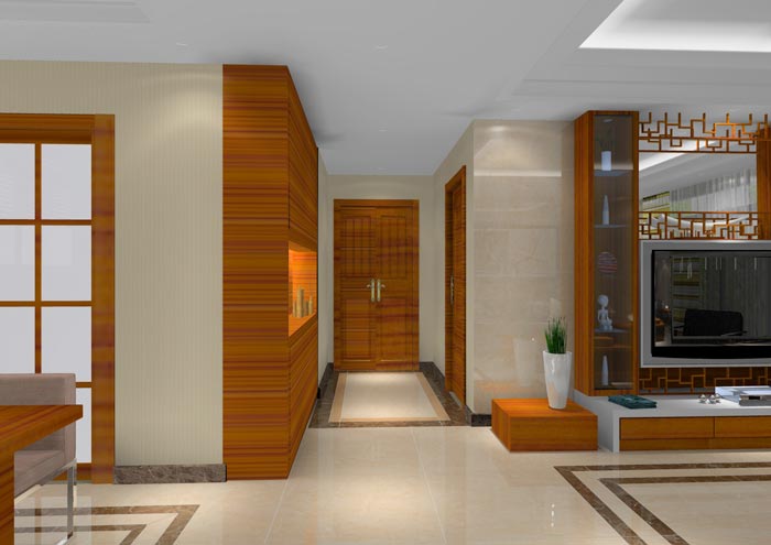 凯发K8国际家装：佛山龙湖春江名城99㎡的中式气概装修鉴赏