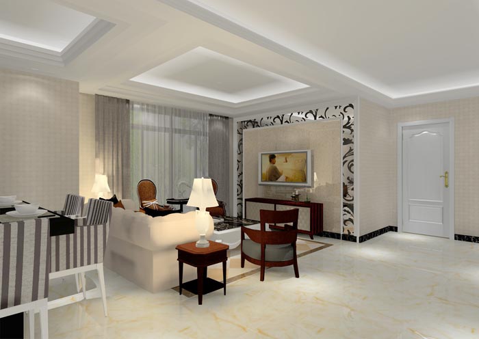 凯发K8国际家装：佛山佛山容桂颐澳花园90㎡的简欧气概装修鉴赏
