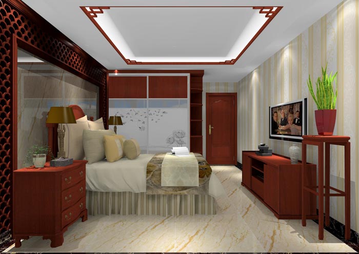 凯发K8国际家装：：佛山佛山容桂颐澳花园112㎡的中式气概装修鉴赏