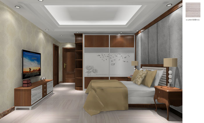 凯发K8国际家装：：：成都中环丰锦131㎡的现代气概装修鉴赏