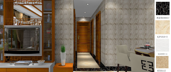 凯发K8国际家装：成都中环丰锦98㎡的中式气概装修鉴赏