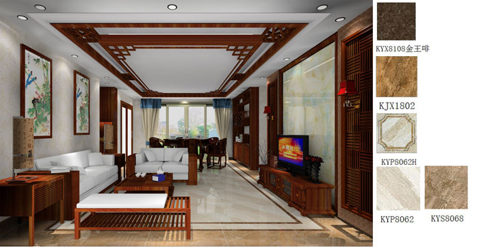 凯发K8国际家装：：：佛山禅城怡翠晋盛花园133㎡的中式气概装修鉴赏