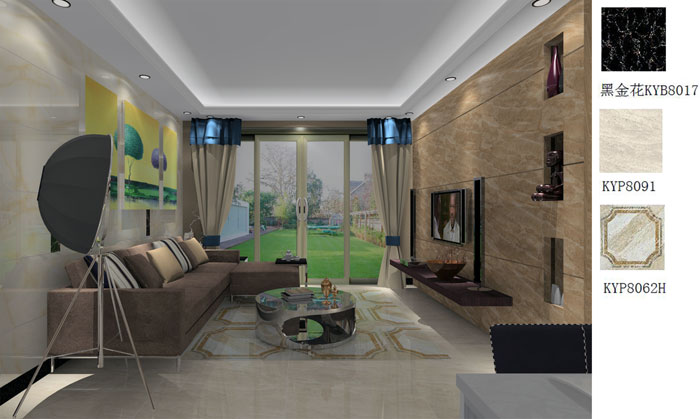 凯发K8国际家装：佛山禅城怡翠晋盛花园91㎡的现代气概装修鉴赏