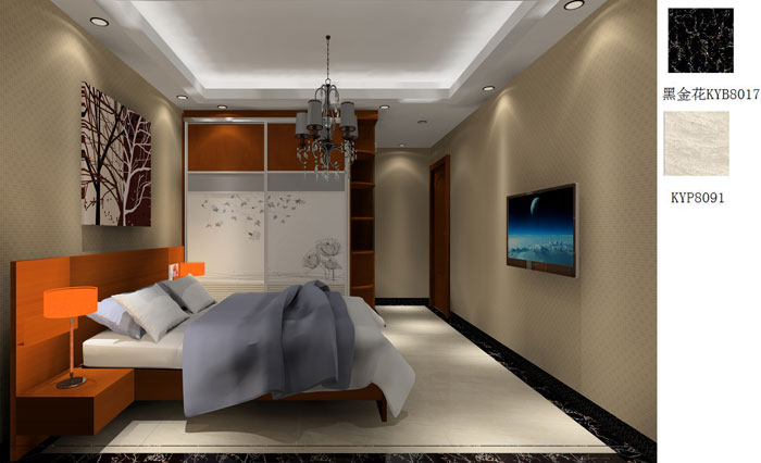 凯发K8国际家装：佛山禅城怡翠晋盛花园91㎡的现代气概装修鉴赏