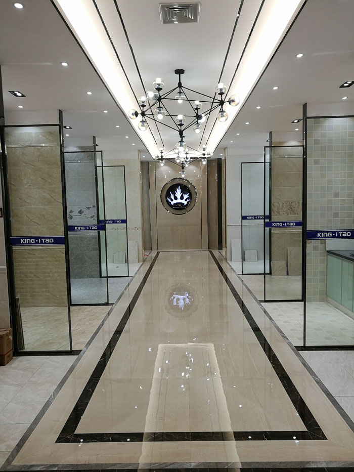 【实景案例】陶瓷一线品牌凯发K8国际瓷砖重庆垫江200方专卖店鉴赏
