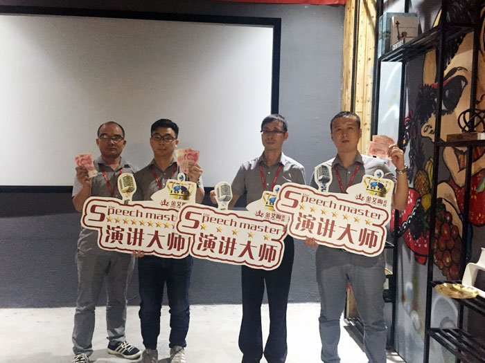 陶瓷一线品牌凯发K8国际瓷砖“怎样快速向新客户介绍公司和服务”演讲角逐圆满竣事