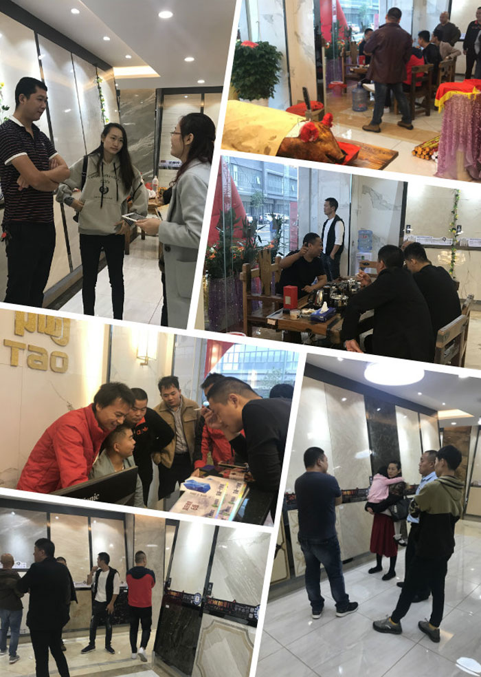 陶瓷一线品牌 凯发K8国际瓷砖 中山古镇300平专卖店开业盛典圆满乐成