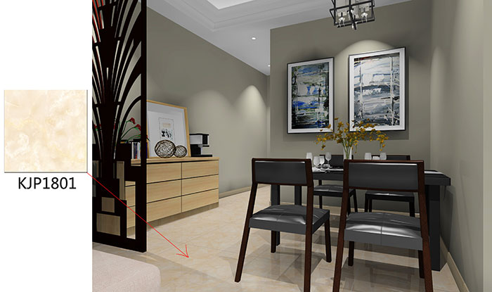 佛山美的花湾城装修案例餐厅效果图